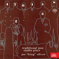 Přední strana obalu CD Traditional Jazz studio hraje Joe King Olivera