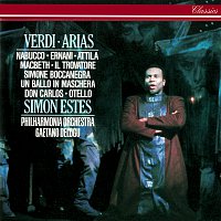 Přední strana obalu CD Verdi: Arias