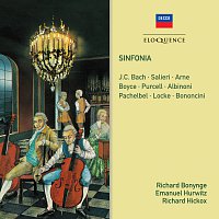 Přední strana obalu CD Sinfonia - Salieri, J.C. Bach, Arne, Purcell, Albinoni, Pachelbel