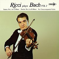 Přední strana obalu CD J.S. Bach: Sonata for Violin No. 1, BWV 1001; Partita for Violin No. 1, BWV 1002; Sonata For Violin No. 2, BWV 1003 [Ruggiero Ricci: Complete American Decca Recordings, Vol. 3]