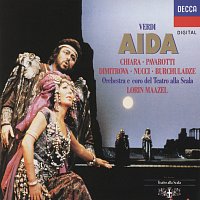 Přední strana obalu CD Verdi: Aida