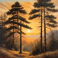 Přední strana obalu CD Pines