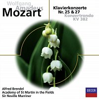 Alfred Brendel, Academy of St Martin in the Fields, Sir Neville Marriner – Mozart: Klavierkonzert Nr.25 & 27 + Konzertrondo KV382 [Eloquence]