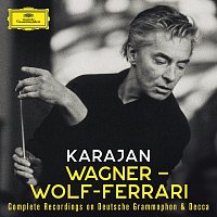 Přední strana obalu CD Karajan A-Z: Wagner - Wolf-Ferrari