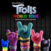 Přední strana obalu CD TROLLS World Tour (Original Motion Picture Soundtrack)