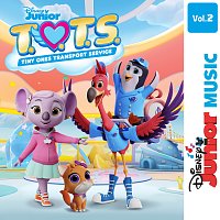 Přední strana obalu CD Disney Junior Music: T.O.T.S. [Vol. 2]