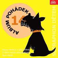 Přední strana obalu CD Album pohádek "Supraphon dětem" 14. (Kocour Vavřinec a jeho přátelé, O třech malých princezničkách, Sloní mládě...)