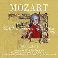 Přední strana obalu CD Mozart : Operas Vol.3 [La clemenza di Tito, Die Zauberflote, Idomeneo, Die Entfuhrung aus dem Serail]