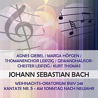 Agnes  Giebel, Marga Hoffgen, Josef Traxel, Dietrich  Fischer-Dieskau – Agnes Giebel / Marga Hofgen / Thomanenchor Leipzig / Gewandhausorchester Leipzig / Kurt Thomas play: Johann Sebastian Bach: Weihnachts-Oratorium BWV 248, Kantate Nr. 5 - Am Sonntag nach Neujahr