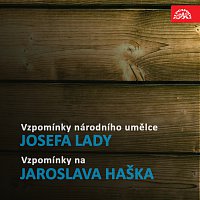 Přední strana obalu CD Vzpomínky národního umělce Josefa Lady / Vzpomínky na Jaroslava Haška