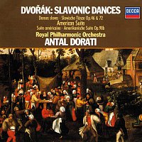 Přední strana obalu CD Dvorák: Slavonic Dances; American Suite
