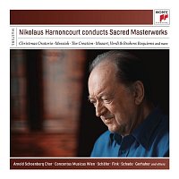 Přední strana obalu CD Nikolaus Harnoncourt Conducts Sacred Masterworks