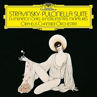 Přední strana obalu CD Stravinsky: Pulcinella; Concerto in E-Flat Major "Dumbarton Oaks" ; 8 Instrumental Miniatures For 15 Players