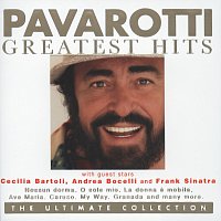 Přední strana obalu CD Pavarotti Greatest Hits - The Ultimate Collection