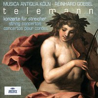 Přední strana obalu CD Telemann: String Concertos