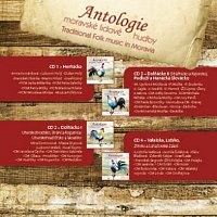 Různí interpreti – Antologie moravské lidové hudby CD Box 1 - 4