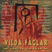 Přední strana obalu CD Vilda faglar - Sanger om barn