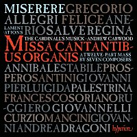 Přední strana obalu CD Allegri: Miserere; Missa Cantantibus organis etc.