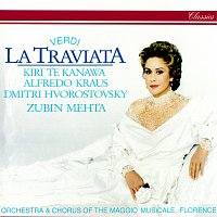 Přední strana obalu CD Verdi: La traviata