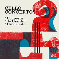 Přední strana obalu CD Koncerty pro violoncello (Couperin, de Giardini, Hindemith)