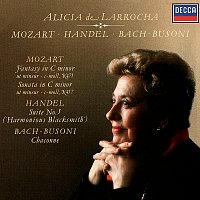 Alicia de Larrocha – Mozart: Piano Sonata No.14; Fantasia in C Minor / Handel: Suite No. 5 / J.S.Bach-Busoni: Partita No.2