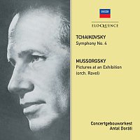 Přední strana obalu CD Tchaikovsky: Symphony No. 4 / Mussorgsky: Pictures At An Exhibition