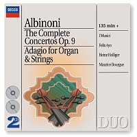 Přední strana obalu CD Albinoni: The Complete Concertos/Adagio for Organ & Strings