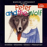 Přední strana obalu CD Péťa a vlk ... / Dvořák / Brahms / Grieg / Prokofjev /
