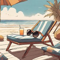 lofi beach – Sunglassses and Lounge Chairs