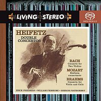 Jascha Heifetz – Bach: Concerto for Two Violins in D Minor; Brahms: Concerto for Violin and Cello in A Minor; Mozart: Sinfonia Concertante in E-Flat