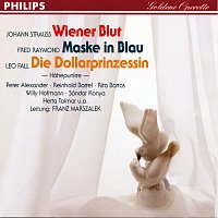 Přední strana obalu CD Wiener Blut - Maske in Blau - Die Dollarprinzessin