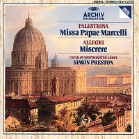 Přední strana obalu CD Palestrina: Missa Papae Marcelli / Allegri: Miserere