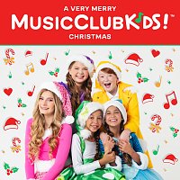 Přední strana obalu CD A Very Merry MusicClubKids Christmas