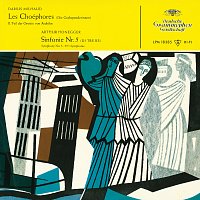 Přední strana obalu CD Milhaud: Les Choéphores; Honegger: Symophony No. 5; Roussel: Bacchus et Ariane [Igor Markevitch – The Deutsche Grammophon Legacy: Volume 15]