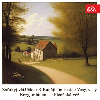 Přední strana obalu CD Zafúkyj, větříčku, K Budějicím cesta, Vosy, vosy / Keryj mládenec, Plzeňská věž