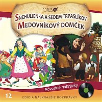 Přední strana obalu CD Najkrajšie rozprávky, No.12: Snehulienka a sedem trpaslíkov/Medovníkový domček