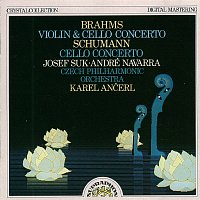 Přední strana obalu CD Brahms, Schumann: Koncerty pro housle a violoncello a moll