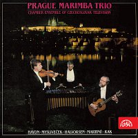 Přední strana obalu CD Pražské marimbové trio / Rak, Haydn, Mysliveček, Halvorsen, Martinů