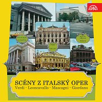Přední strana obalu CD Scény z italských oper. Verdi, Leoncavallo, Mascagni, Giordano