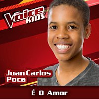 Přední strana obalu CD É O Amor [Ao Vivo / The Voice Brasil Kids 2017]