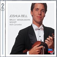 Přední strana obalu CD Bruch, Mendelssohn, Mozart Violin Concertos