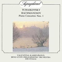 Přední strana obalu CD Čajkovskij, Rachmaninov: Klavírní koncerty č. 1 b moll a fis moll