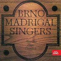Přední strana obalu CD Brno Madrigal Singers Martinů, Eben, Řezníček