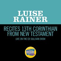 Luise Rainer – Recites 13th Corinthian From New Testament [Live On The Ed Sullivan Show, March 29, 1959]
