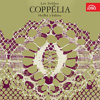 Přední strana obalu CD Coppélia. Scény z baletu