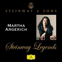 Přední strana obalu CD Steinway Legends: Martha Argerich
