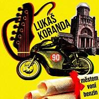 Přední strana obalu CD Městem voní benzín
