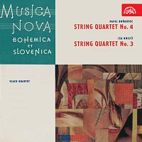 Přední strana obalu CD Musica Nova Bohemica et Slovaca - Bořkovec: Smyčcový kvartet č. 4, Krejčí: Smyčcový kvartet č. 3