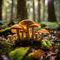 Přední strana obalu CD Mushrooms