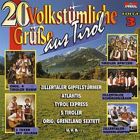Přední strana obalu CD 20 Volkstumliche Grusze aus Tirol Folge 3